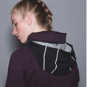 Lululemon &go Destination Hoodie Black Cherry Sz4